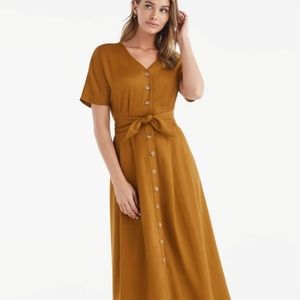 Gold Vetta Two Piece Midi Dress